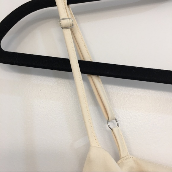 Cream slip dress. Size XS - Picture 4 of 7